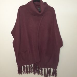Steve Madden sweater poncho